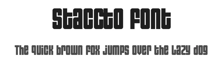 Staccto Font by Artnivora Studio — Display Font