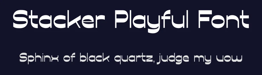 Stacker Playful Font by Skytroopas — Sans Serif Font — thumbnail 2
