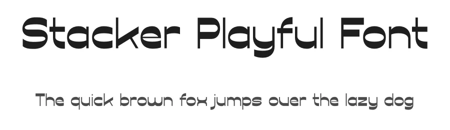 Stacker Playful Font by Skytroopas — Sans Serif Font