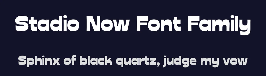 Stadio Now Font Family by Zetafonts — Sans Serif Font — thumbnail 2
