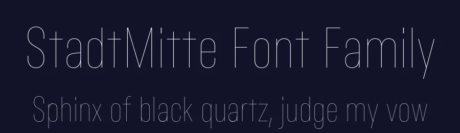StadtMitte Font Family by Letritas — Sans Serif Font — thumbnail 2