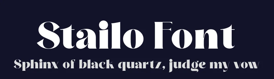 Stailo Font by zaain type — Serif Font — thumbnail 2