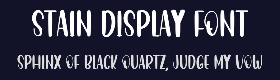 Stain Display Font by inermediaSTUDIO — Display Font — thumbnail 2