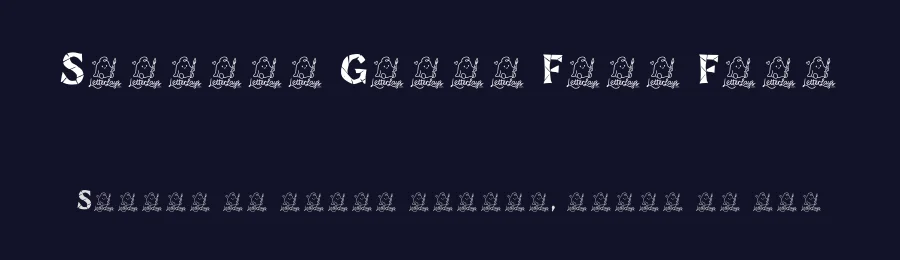 Stained Glass Free Font by Letterlays — Decorative Font — thumbnail 2