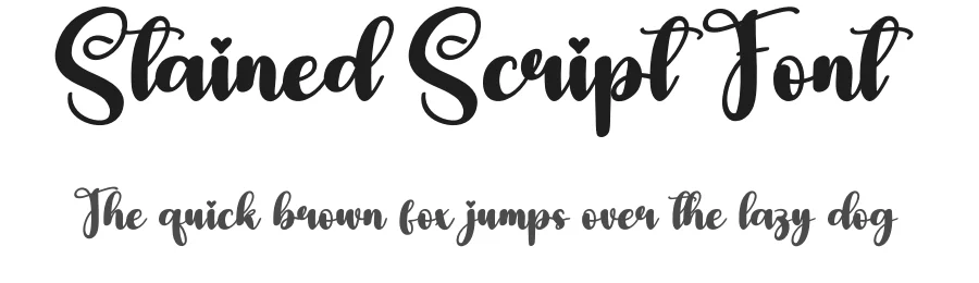 Stained Script Font by andikastudio — Script Handwritten Font
