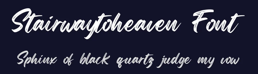 Stairwaytoheaven Font by Artnivora Studio — Script Handwritten Font — thumbnail 2