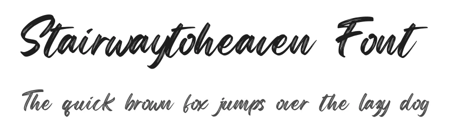 Stairwaytoheaven Font by Artnivora Studio — Script Handwritten Font