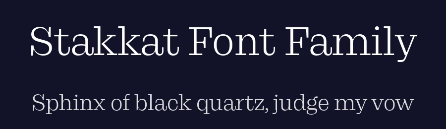 Stakkat Font Family by Rene Bieder — Slab Serif Font — thumbnail 2