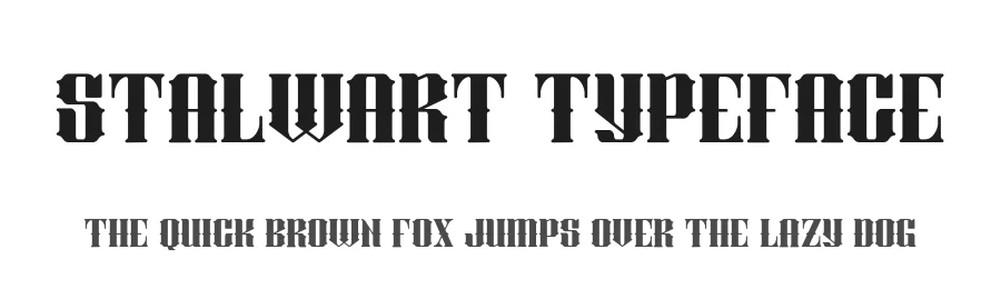 Stalwart Typeface by graphiklee — Display Font