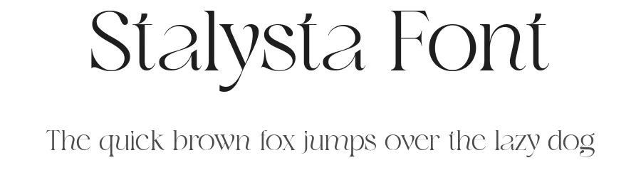 Stalysta Font by Lettersiro — Serif Font