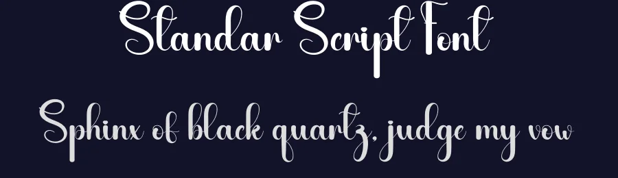 Standar Script Font by andikastudio — Script Handwritten Font — thumbnail 2