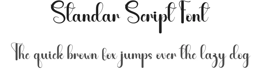 Standar Script Font by andikastudio — Script Handwritten Font