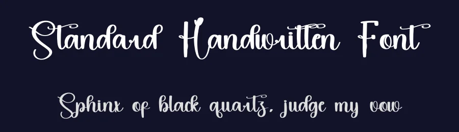 Standard Handwritten Font by inermediaSTUDIO — Script Handwritten Font — thumbnail 2