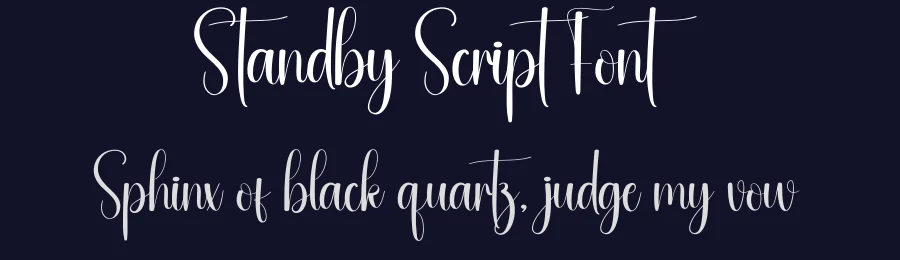 Standby Script Font by andikastudio — Script Handwritten Font — thumbnail 2