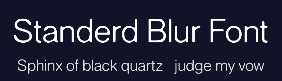 Standerd Blur Font by craftsupplyco — Sans Serif Font — thumbnail 2