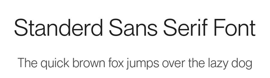 Standerd Sans Serif Font by craftsupplyco — Sans Serif Font