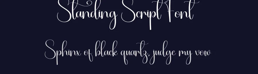 Standing Script Font by creativeletter — Script Handwritten Font — thumbnail 2