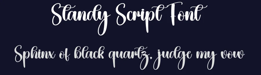 Standy Script Font by creativeletter — Script Handwritten Font — thumbnail 2