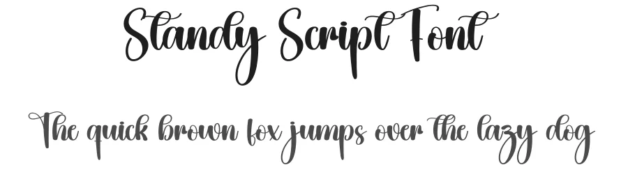 Standy Script Font by creativeletter — Script Handwritten Font