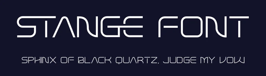 Stange Font by Vultype Co. — Sans Serif Font — thumbnail 2
