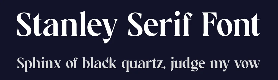 Stanley Serif Font by Storytype — Serif Font — thumbnail 2