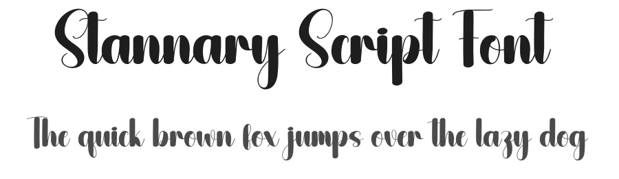 Stannary Script Font by andikastudio — Script Handwritten Font
