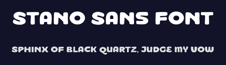 Stano Sans Font by Letterhend Studio — Display Font — thumbnail 2