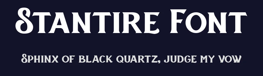 Stantire Font by Lettermine — Display Font — thumbnail 2
