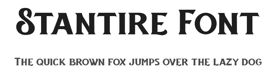 Stantire Font by Lettermine — Display Font