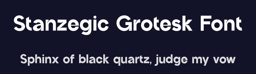 Stanzegic Grotesk Font by UICreative — Sans Serif Font — thumbnail 2