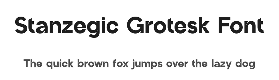 Stanzegic Grotesk Font by UICreative — Sans Serif Font