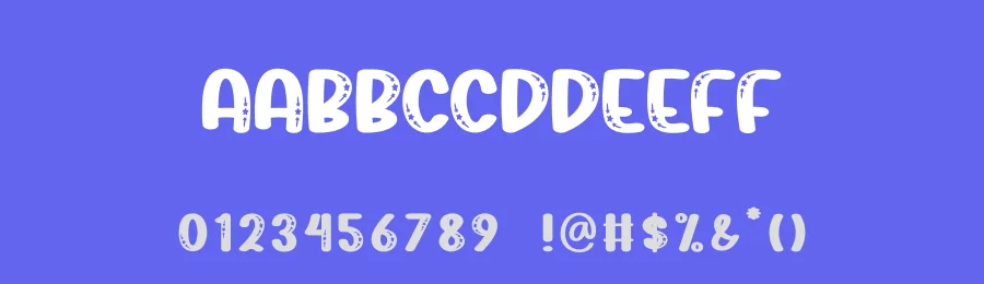 Star Burst Display Font by creativeletter — Display Font — thumbnail 3