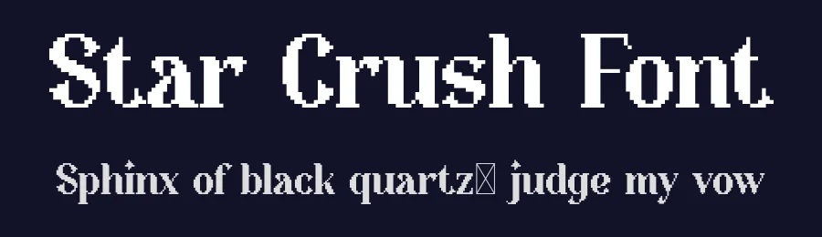 Star Crush Font by Pikgura — Serif Font — thumbnail 2