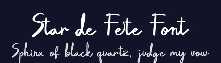 Star de Fete Font by Denustudios — Script Handwritten Font — thumbnail 2