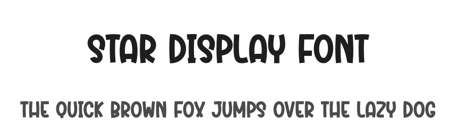 Star Display Font by Wati Studio — Display Font