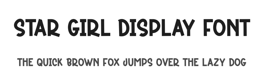 Star Girl Display Font by creativeletter — Display Font