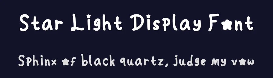Star Light Display Font by ngeditt — Decorative Font — thumbnail 2