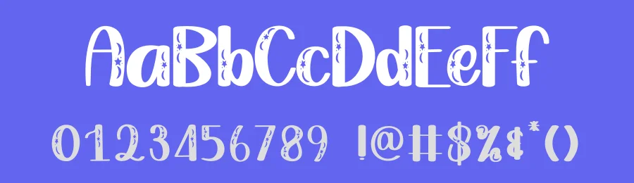 Star Moon Display Font by andikastudio — Display Font — thumbnail 3