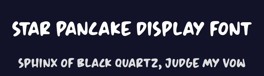 Star Pancake Display Font by Timur type — Decorative Font — thumbnail 2