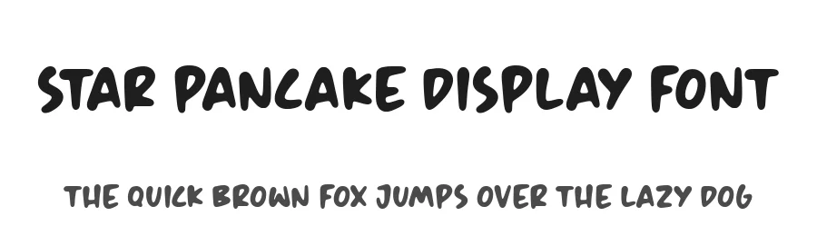 Star Pancake Display Font by Timur type — Decorative Font