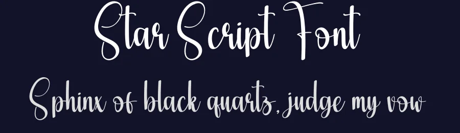 Star Script Font by creativeletter — Script Handwritten Font — thumbnail 2