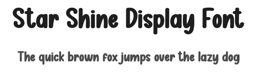 Star Shine Display Font by creativeletter — Display Font
