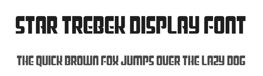 Star Trebek Display Font by Chequered Ink — Display Font