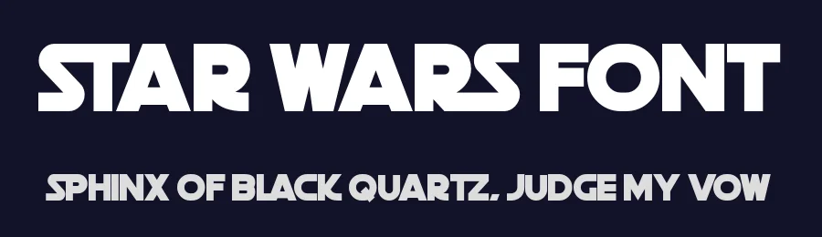 Star Wars Font by Igor Grovich — Decorative Font — thumbnail 2