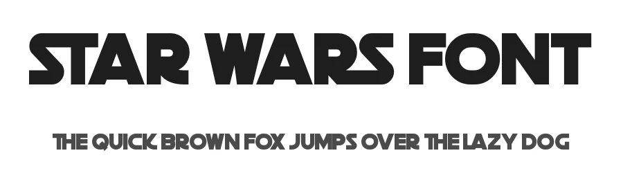 Star Wars Font by Igor Grovich — Decorative Font