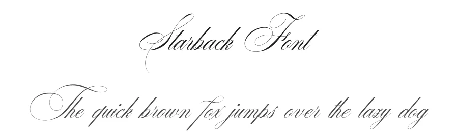 Starback Font by Bellinghamtype Foundry — Script Handwritten Font