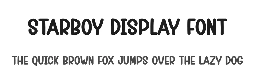 Starboy Display Font by creativeletter — Display Font