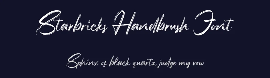 Starbricks Handbrush Font by Garisman Std — Script Handwritten Font — thumbnail 2