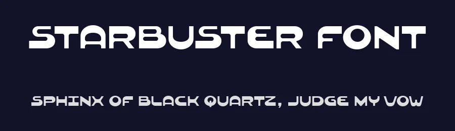 Starbuster Font by TypeFaith Fonts — Display Font — thumbnail 2