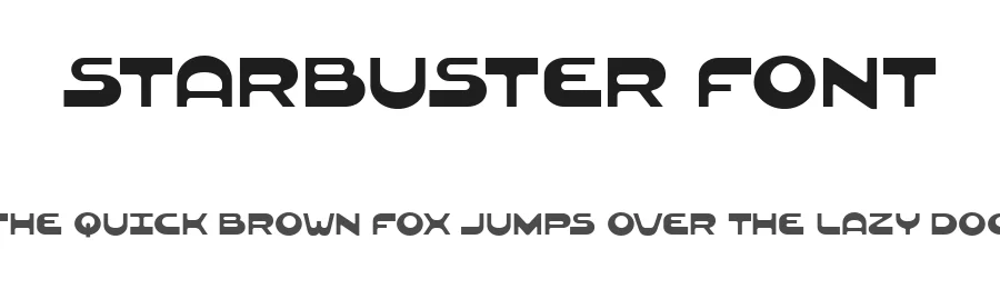 Starbuster Font by TypeFaith Fonts — Display Font